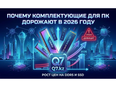 Почему растут цены на комплектующие, ноутбуки и компьютеры в 2026 году?